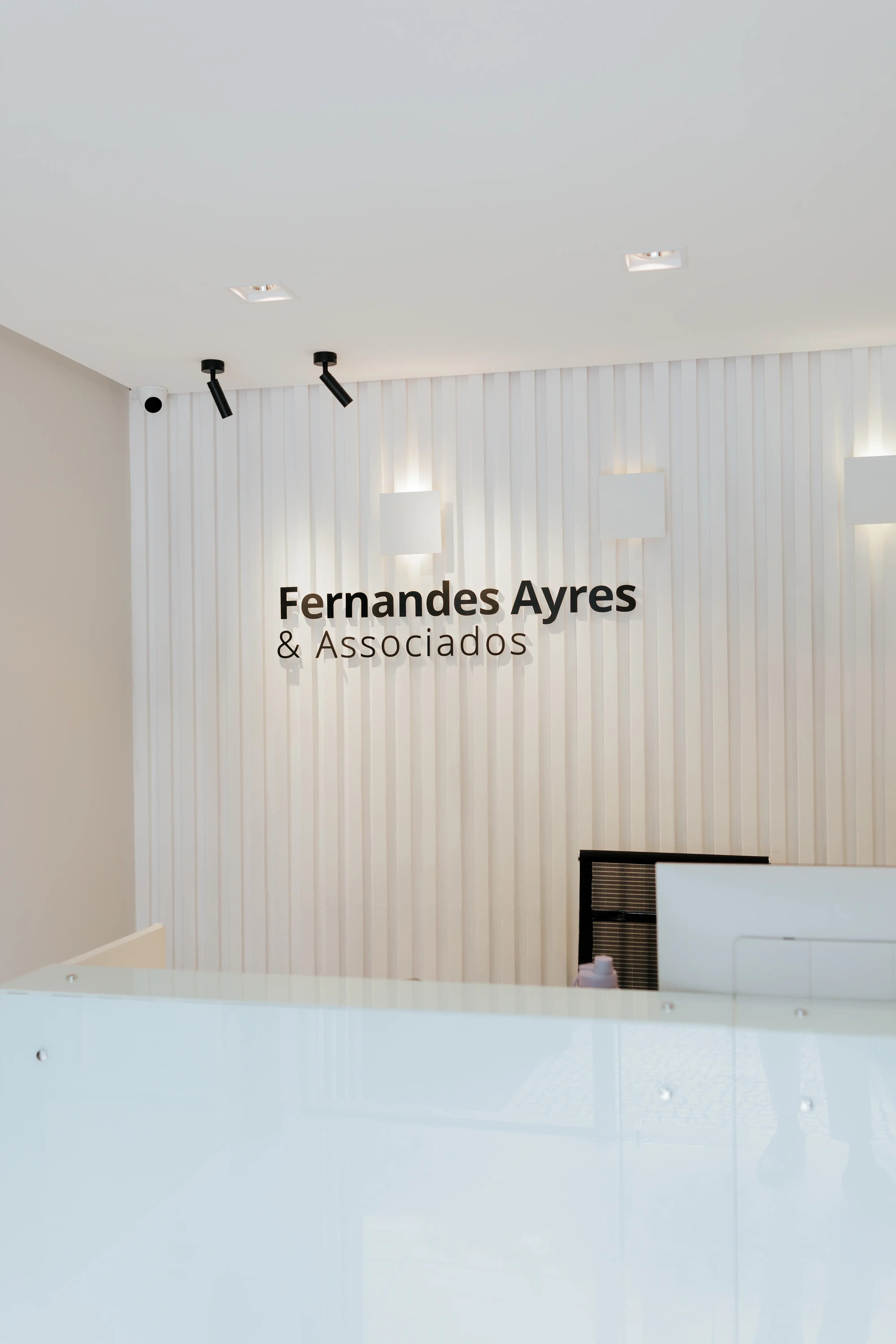 Recepção do escritório Fernandes & Ayres