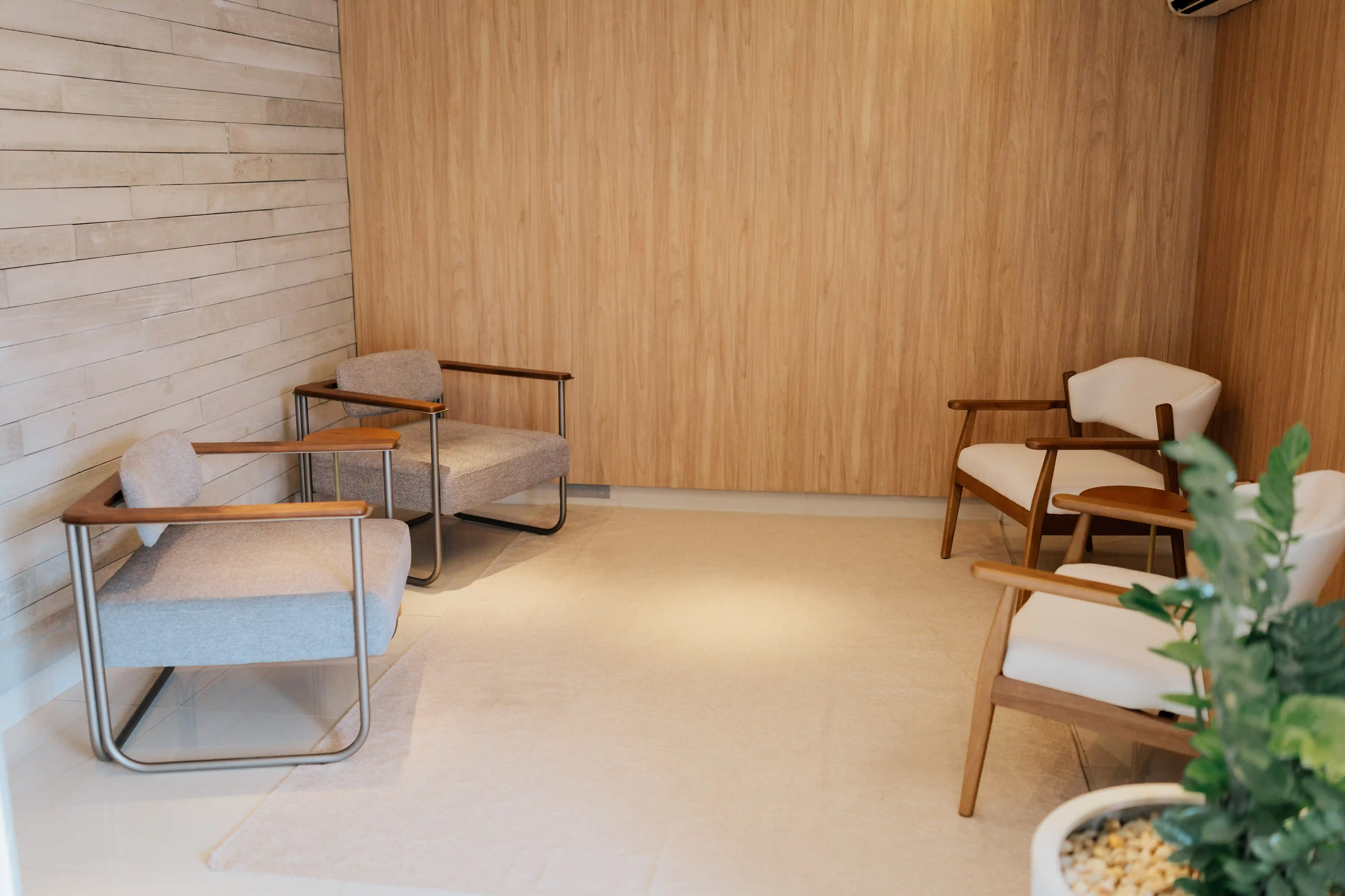 Recepção do escritório Fernandes & Ayres em Goiânia